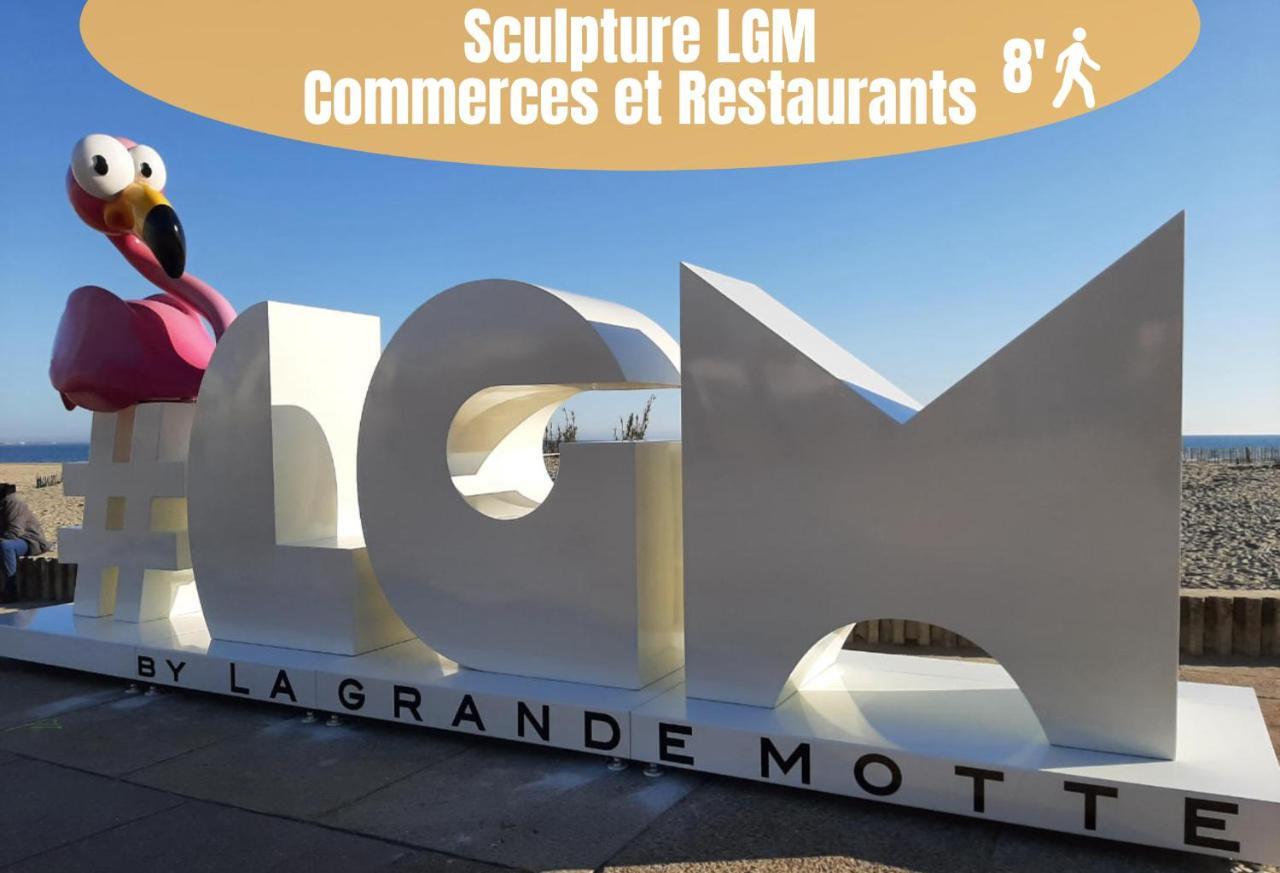 La Casita - Studio Confort Avec Terrasse Et Parking Prive- La Grande Motte, Montpellier Eksteriør billede