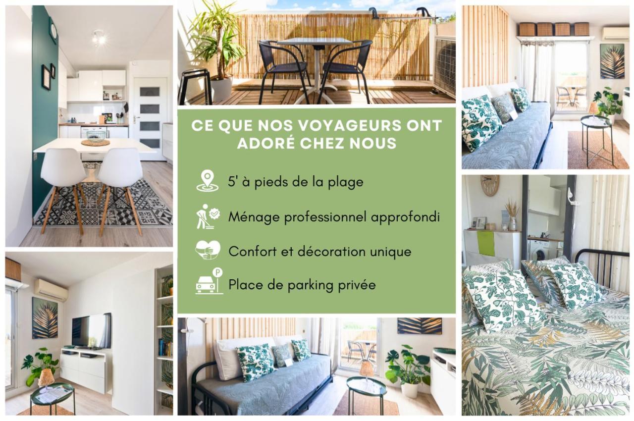 La Casita - Studio Confort Avec Terrasse Et Parking Prive- La Grande Motte, Montpellier Eksteriør billede